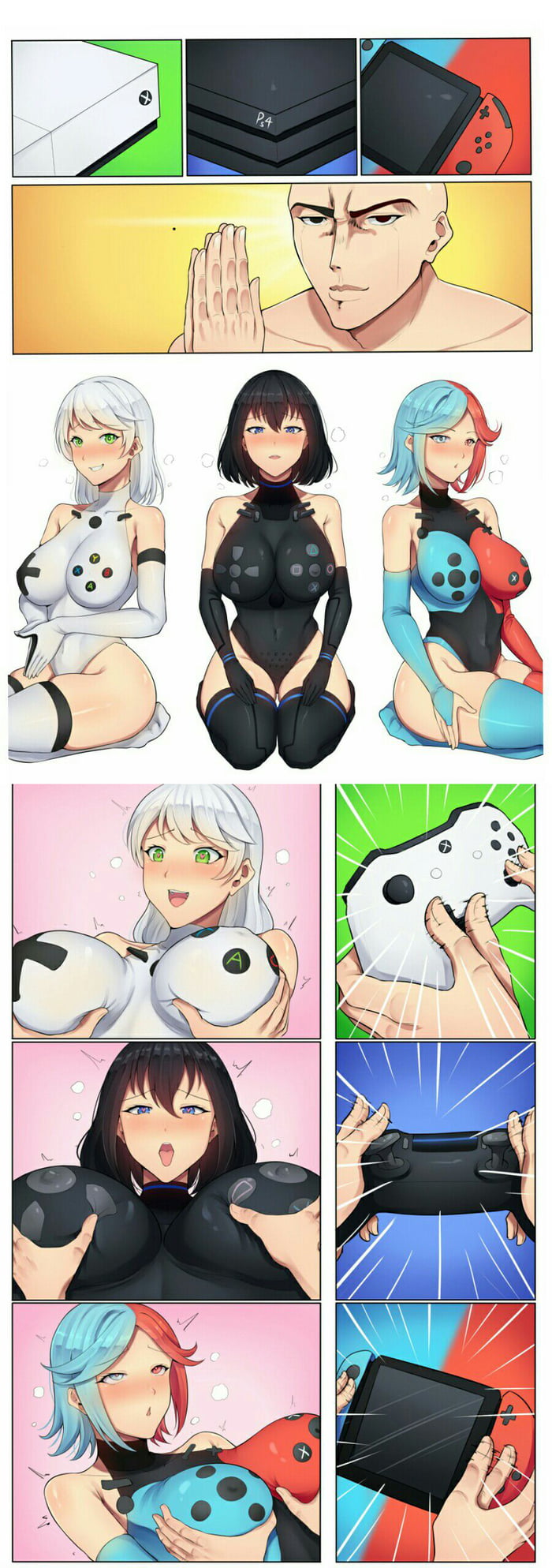 Everything is lewder in anime girl